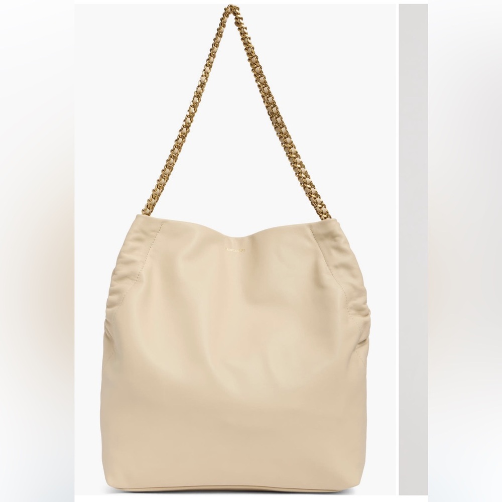 Veronica Beard Slouch Leather Shoulder Bag - Picture 2 of 12